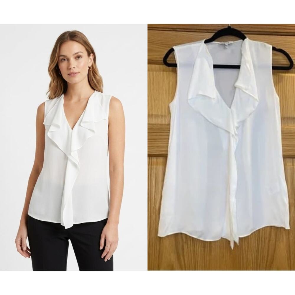 Reiss V-Neck Blouse